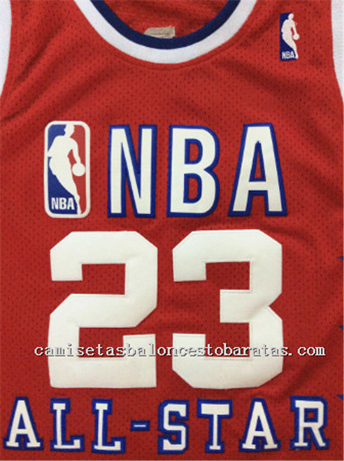 Camiseta Michael Jordan Nba All Star 1989 Roja